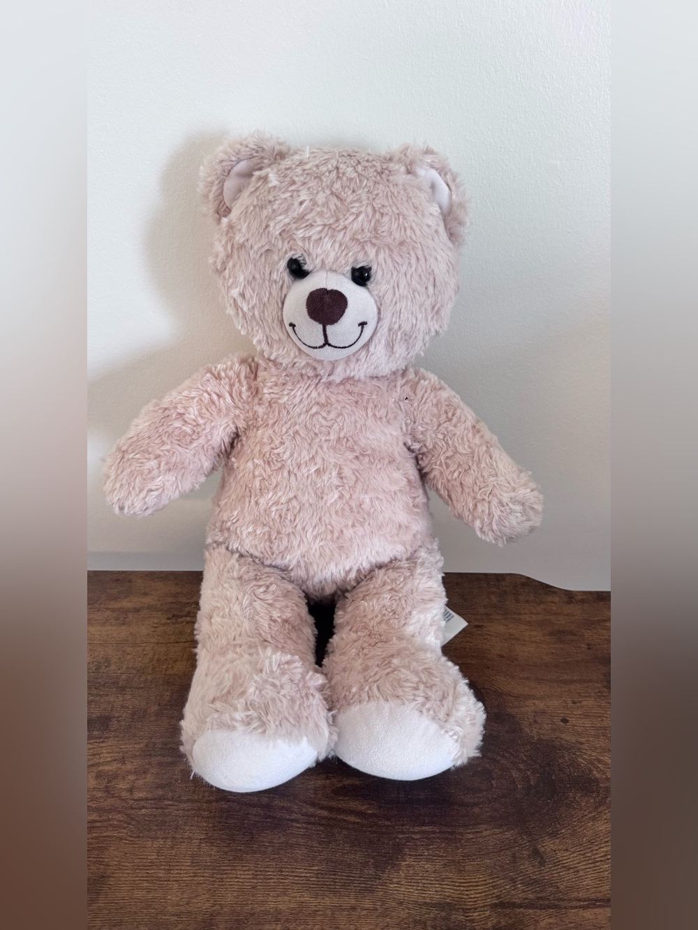 Build-A-Bear Light Pink Plush Teddy Bear